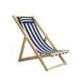 BSL-001, Natural Wood Beach Sun Lounger