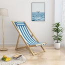 BSL-001, Natural Wood Beach Sun Lounger