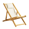 BSL-001, Natural Wood Beach Sun Lounger