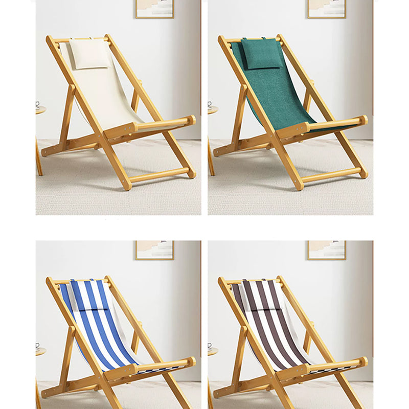 BSL-001, Natural Wood Beach Sun Lounger