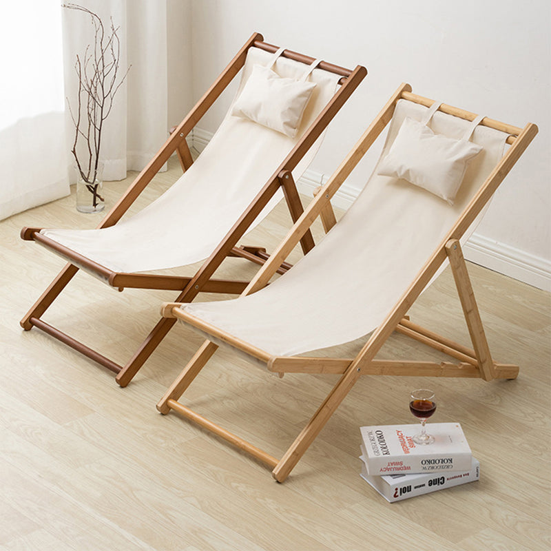 BSL-001, Natural Wood Beach Sun Lounger