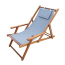 BSL-002,ECO Bamboo-Wood Beach Sun Lounger