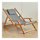 BSL-002,ECO Bamboo-Wood Beach Sun Lounger