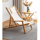 BSL-002,ECO Bamboo-Wood Beach Sun Lounger