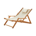 BSL-002,ECO Bamboo-Wood Beach Sun Lounger