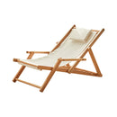 BSL-002,ECO Bamboo-Wood Beach Sun Lounger