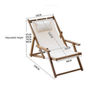 BSL-002,ECO Bamboo-Wood Beach Sun Lounger