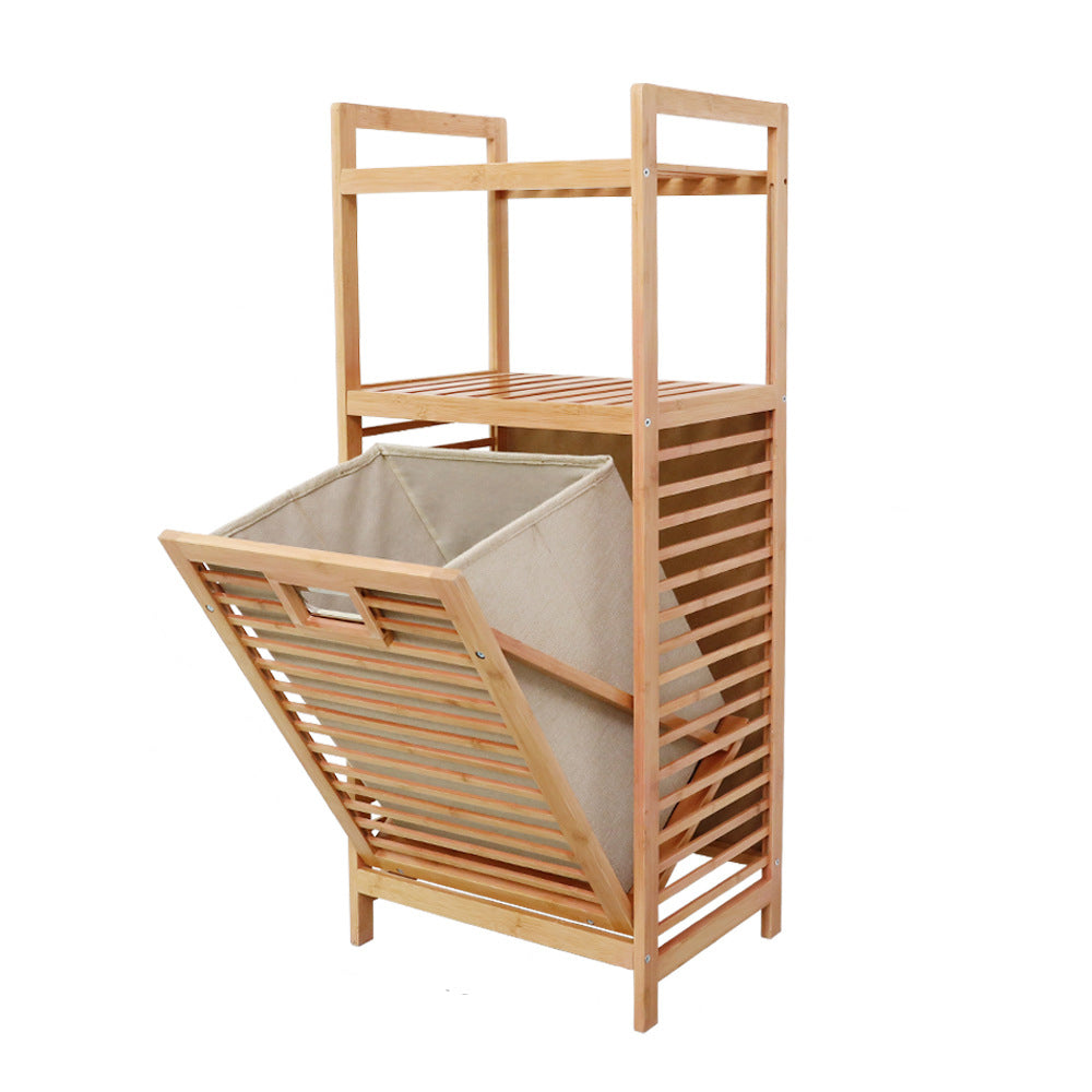 BSR-001, Bamboo Modern Bathroom Storage Rack – imixhome
