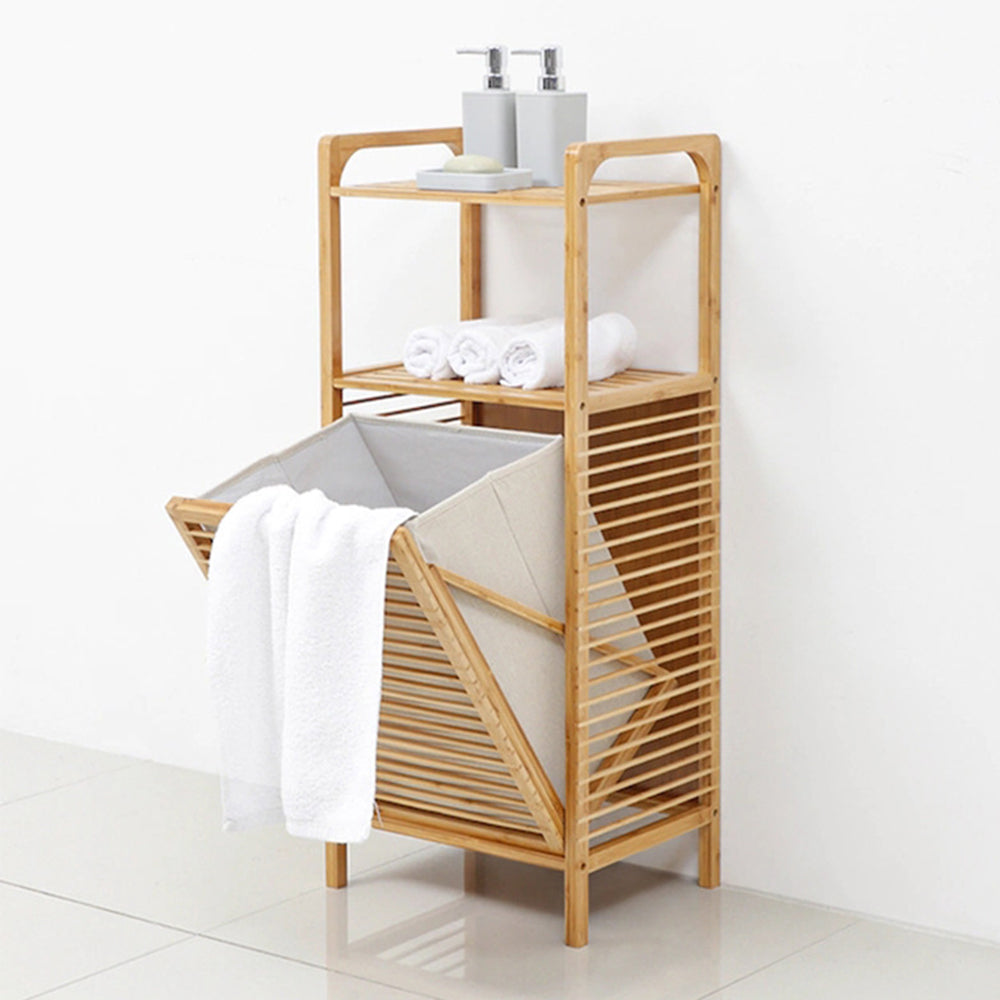 BSR-001, Bamboo Modern Bathroom Storage Rack – imixhome
