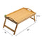 BTR-001, Breakfast in Bed Laptop Computer Tray Bamboo Portable Snack Table and Bed table Tray with Folding Leg