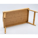 BTR-001, Breakfast in Bed Laptop Computer Tray Bamboo Portable Snack Table and Bed table Tray with Folding Leg