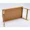 BTR-001, Breakfast in Bed Laptop Computer Tray Bamboo Portable Snack Table and Bed table Tray with Folding Leg