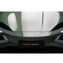 BYD-23-165-55, High Quality ABS BYD Emblem Badge 16.5cm x 5.5cm,Gloss Black / Gloss Silver