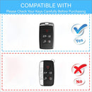 CKC-JAGUAR-B-Z-GM,JAGUAR Zinc Alloy Key Cover with Keychain | Smart Key Fob Protector | Durable Anti-Scratch Metal Case