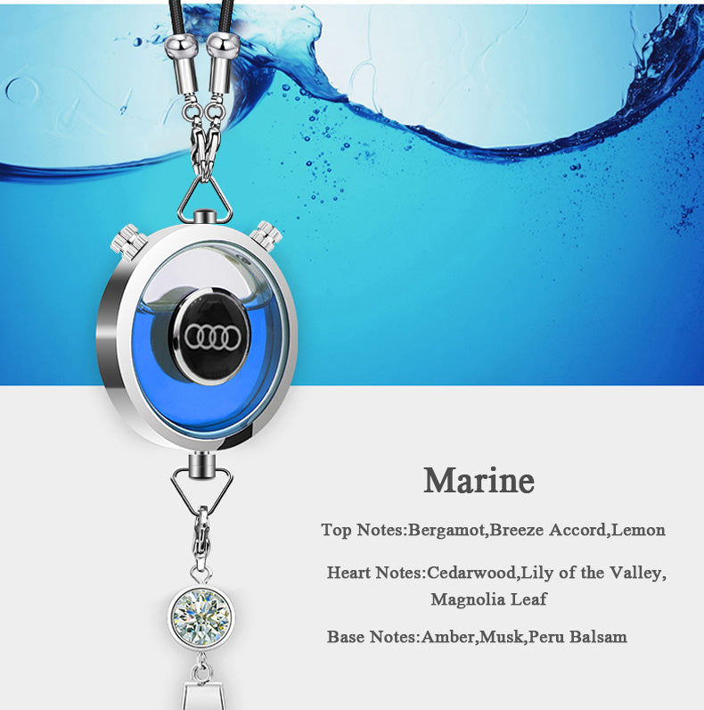 CAF-003-AUDI, Refillable AUDI Car Air Freshener Pendant With 10ml Essential Oils