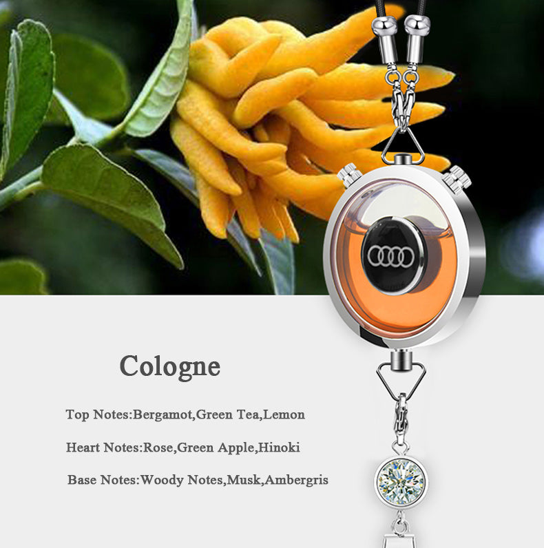 CAF-003-AUDI, Refillable AUDI Car Air Freshener Pendant With 10ml Essential Oils