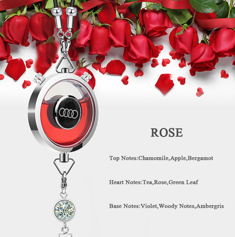 CAF-003-AUDI, Refillable AUDI Car Air Freshener Pendant With 10ml Essential Oils