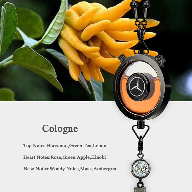 CAF-003-BENZ, Refillable Mercedes-Benz Car Air Freshener Pendant With 10ml Essential Oils