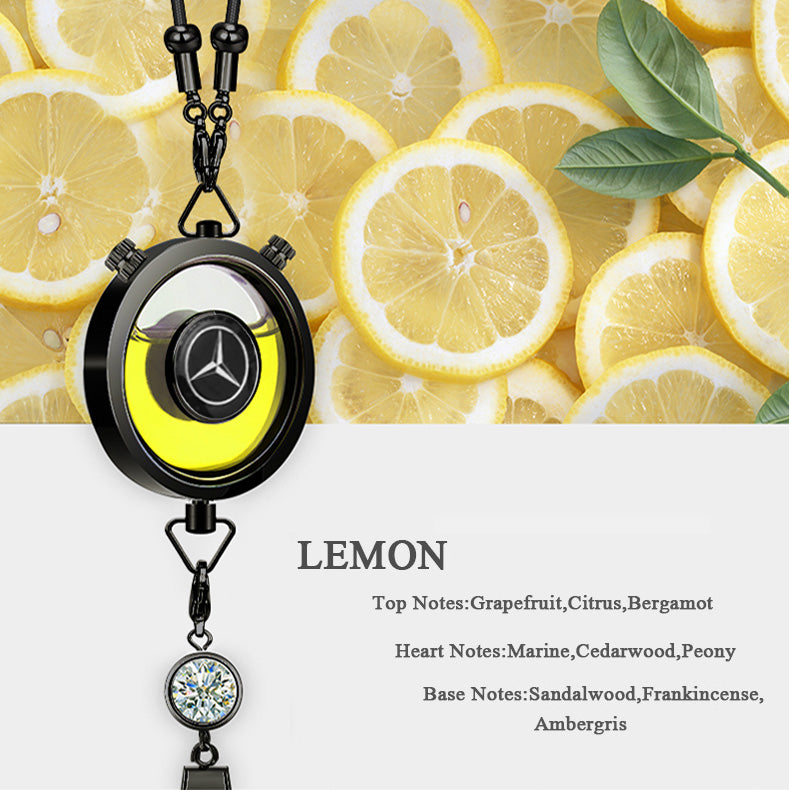 CAF-003-BENZ, Refillable Mercedes-Benz Car Air Freshener Pendant With 10ml Essential Oils