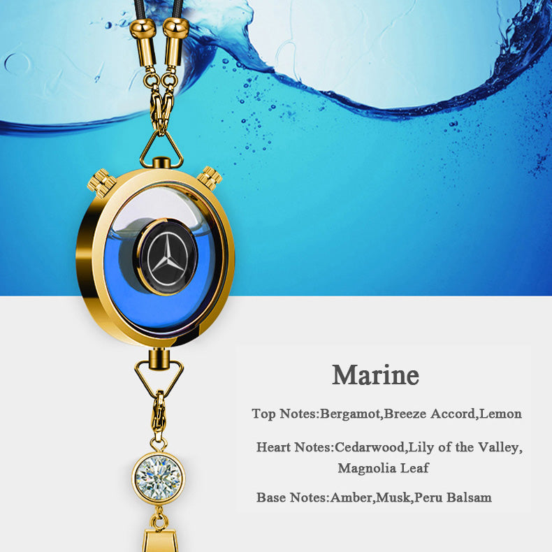 CAF-003-BENZ, Refillable Mercedes-Benz Car Air Freshener Pendant With 10ml Essential Oils