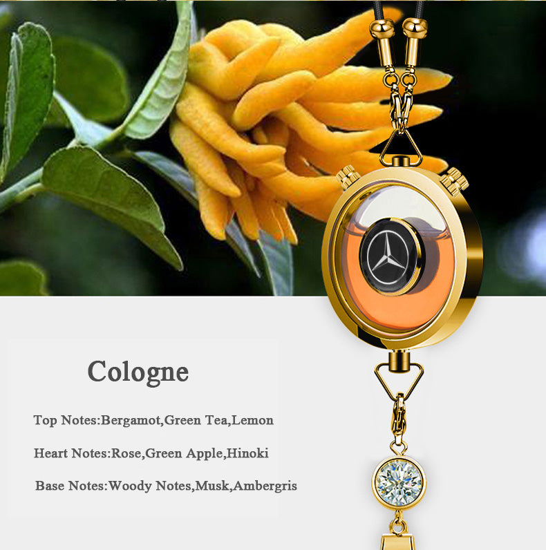 CAF-003-BENZ, Refillable Mercedes-Benz Car Air Freshener Pendant With 10ml Essential Oils