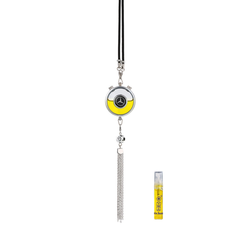 CAF-003-BENZ, Refillable Mercedes-Benz Car Air Freshener Pendant With 10ml Essential Oils