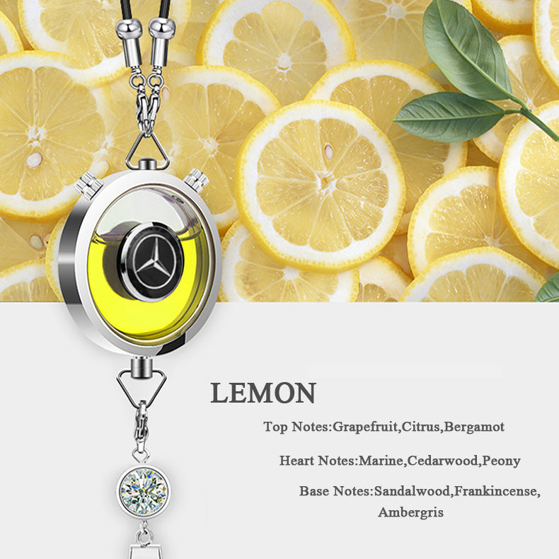 CAF-003-BENZ, Refillable Mercedes-Benz Car Air Freshener Pendant With 10ml Essential Oils