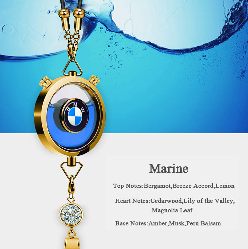 CAF-003-BMW, Refillable BMW Car Air Freshener Pendant With 10ml Essential Oils