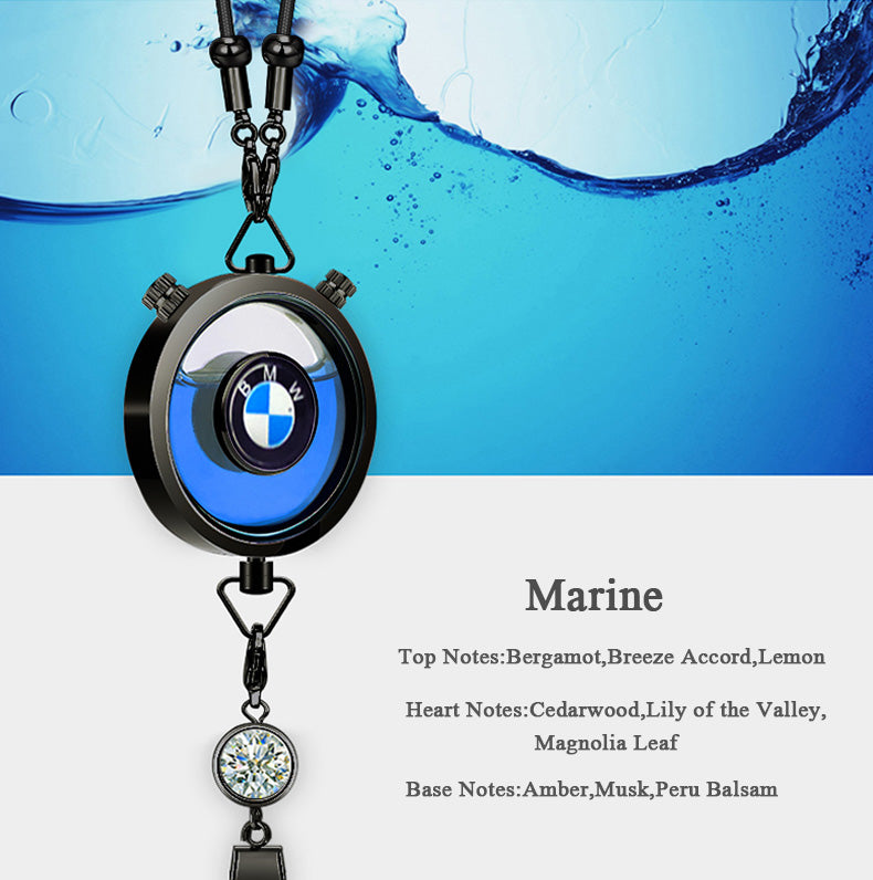 CAF-003-BMW, Refillable BMW Car Air Freshener Pendant With 10ml Essential Oils