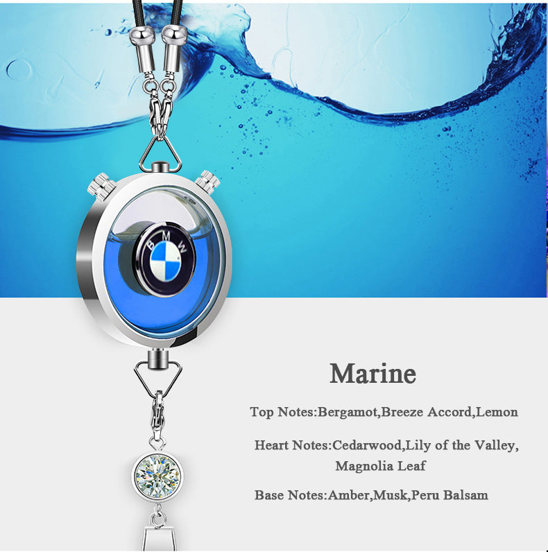 CAF-003-BMW, Refillable BMW Car Air Freshener Pendant With 10ml Essential Oils