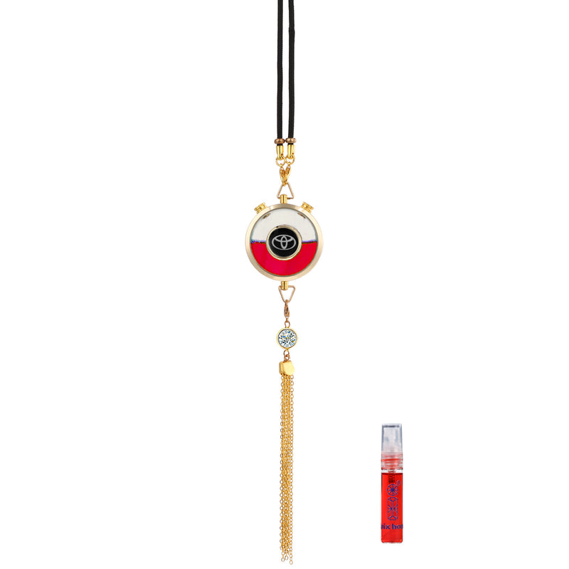 CAF-003-Toyota, Refillable TOYOTA Car Air Freshener Pendant With 10ml Essential Oils