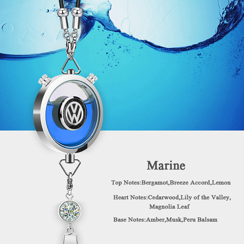 CAF-003-VW, Refillable Volkswagen Car Air Freshener Pendant With 10ml Essential Oils