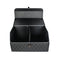 CBB-001, Quilted Car Boot Organizer - Lightweight, Insert-Style Storage Box with Diamond Pattern & Metal Clasp for Sedan, SUV, MPV, Trunk Storage Organizer