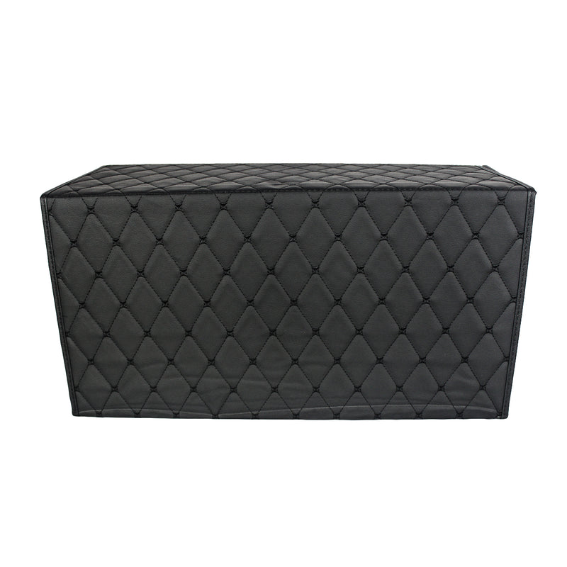 CBB-001, Quilted Car Boot Organizer - Lightweight, Insert-Style Storage Box with Diamond Pattern & Metal Clasp for Sedan, SUV, MPV, Trunk Storage Organizer