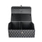 CBB-001, Quilted Car Boot Organizer - Lightweight, Insert-Style Storage Box with Diamond Pattern & Metal Clasp for Sedan, SUV, MPV, Trunk Storage Organizer