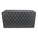 CBB-001, Quilted Car Boot Organizer - Lightweight, Insert-Style Storage Box with Diamond Pattern & Metal Clasp for Sedan, SUV, MPV, Trunk Storage Organizer