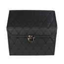 CBB-001, Quilted Car Boot Organizer - Lightweight, Insert-Style Storage Box with Diamond Pattern & Metal Clasp for Sedan, SUV, MPV, Trunk Storage Organizer
