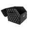 CBB-001, Quilted Car Boot Organizer - Lightweight, Insert-Style Storage Box with Diamond Pattern & Metal Clasp for Sedan, SUV, MPV, Trunk Storage Organizer