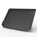 CBM-AUDI-A3-HB-1220-TOP-CF, AUDI A3 Hatchback Upper Boot Mat – Raised Edge TPV, Carbon-Style Pattern Texture