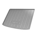 CBM-AUDI-A3-HB-2125-TOP-CF, AUDI A3/8YA Sportback 2021~2025 Top Position Boot Mat – Raised Edge TPV, Carbon-Style Pattern Texture