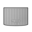 CBM-AUDI-A3-HB-2125-TOP-CF, AUDI A3/8YA Sportback 2021~2025 Top Position Boot Mat – Raised Edge TPV, Carbon-Style Pattern Texture