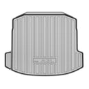 CBM-AUDI-A3-SD-2125-CF, AUDI A3/8Y SENDA 2021~2025 Boot Mat – Raised Edge TPV, Carbon-Style Pattern Texture