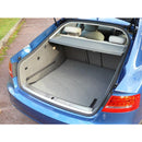 CBM-AUDI-A5-1424-CF, AUDI A5/8T/F5 Sportback 2014~2024 Boot Mat – Raised Edge TPV, Carbon-Style Pattern Texture