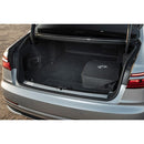 CBM-AUDI-A8-1825-CF, AUDI A8/D5/N4 2018~2025 Boot Mat – Raised Edge TPV, Carbon-Style Pattern Texture