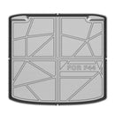 CBM-BMW-2S-4D-2024-CF, BMW 2 Serie F44 Gran Coupé 4 Door 2020~2024 Boot Mat – Raised Edge TPV, Carbon-Style Pattern Texture