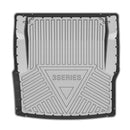 CBM-BMW-3S-F30-CF, BMW 3 Series F30 2013~2019 Boot Mat – Raised Edge TPV, Carbon-Style Pattern Texture2019
