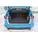CBM-BMW-X1-2325-CF, BMW X1/X1 2023~2025/U11 Boot Mat – Raised Edge TPV, Carbon-Style Pattern Texture