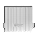 CBM-BMW-X5-2526-CF, BMW X5/LCI 2025~2026/G05 Boot Mat – Raised Edge TPV, Carbon-Style Pattern Texture