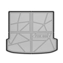 CBM-BMW-X6-2025-CF, BMW X6/X6 M 2020~2025(G06/F96) Boot Mat – Raised Edge TPV, Carbon-Style Pattern Texture