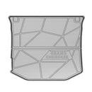 CBM-JEEP-GC-1121-CF, JEEP GRAND CHEROKEE/WK2 2011~2021 Boot Mat – Raised Edge TPV, Carbon-Style Pattern Texture